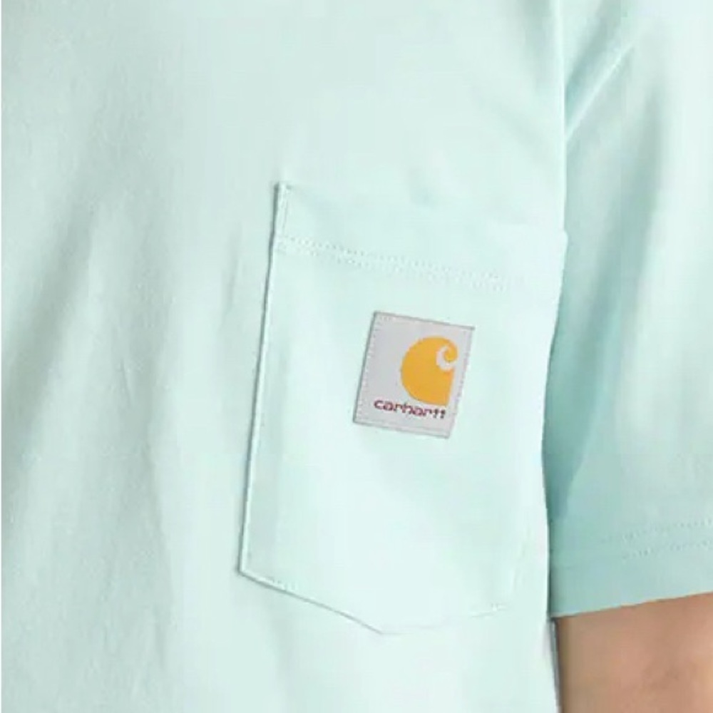 Carhartt Kids Light Blue Short Sleeve Tee - Picture 2 of 2